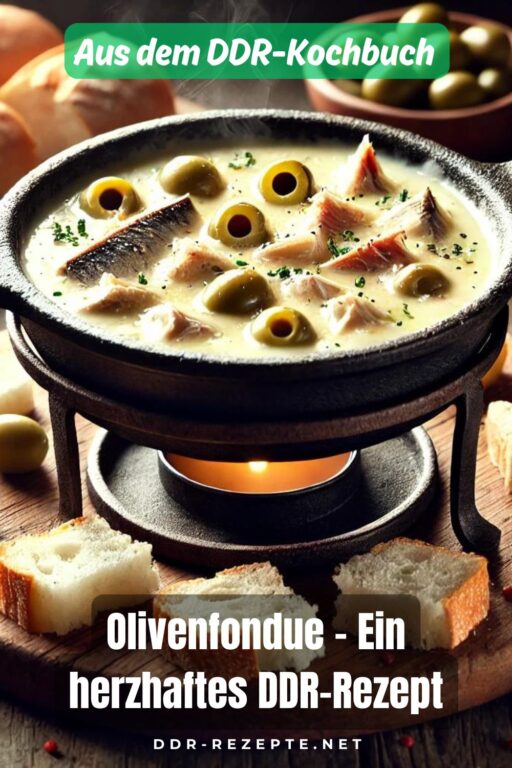 Olivenfondue – Ein herzhaftes DDR-Rezept