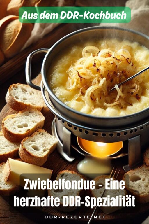 Zwiebelfondue – Eine herzhafte DDR-Spezialität