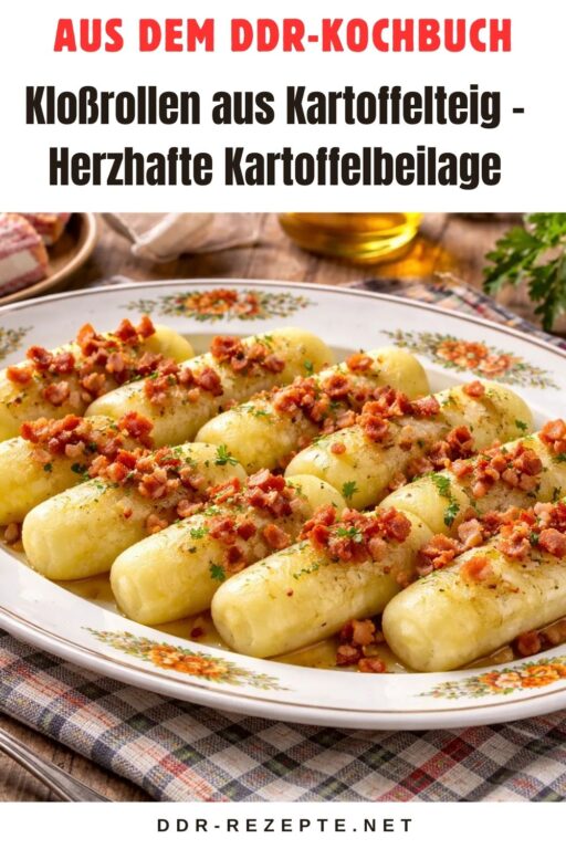 Kloßrollen aus Kartoffelteig – Herzhafte Kartoffelbeilage