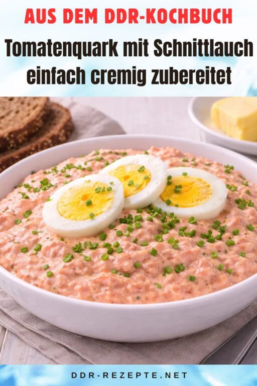 Tomatenquark mit Schnittlauch einfach cremig zubereitet