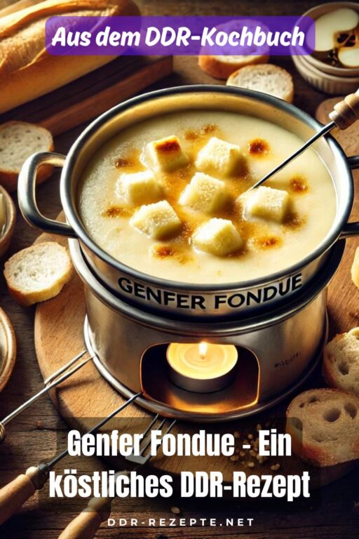 Genfer Fondue – Ein köstliches DDR-Rezept