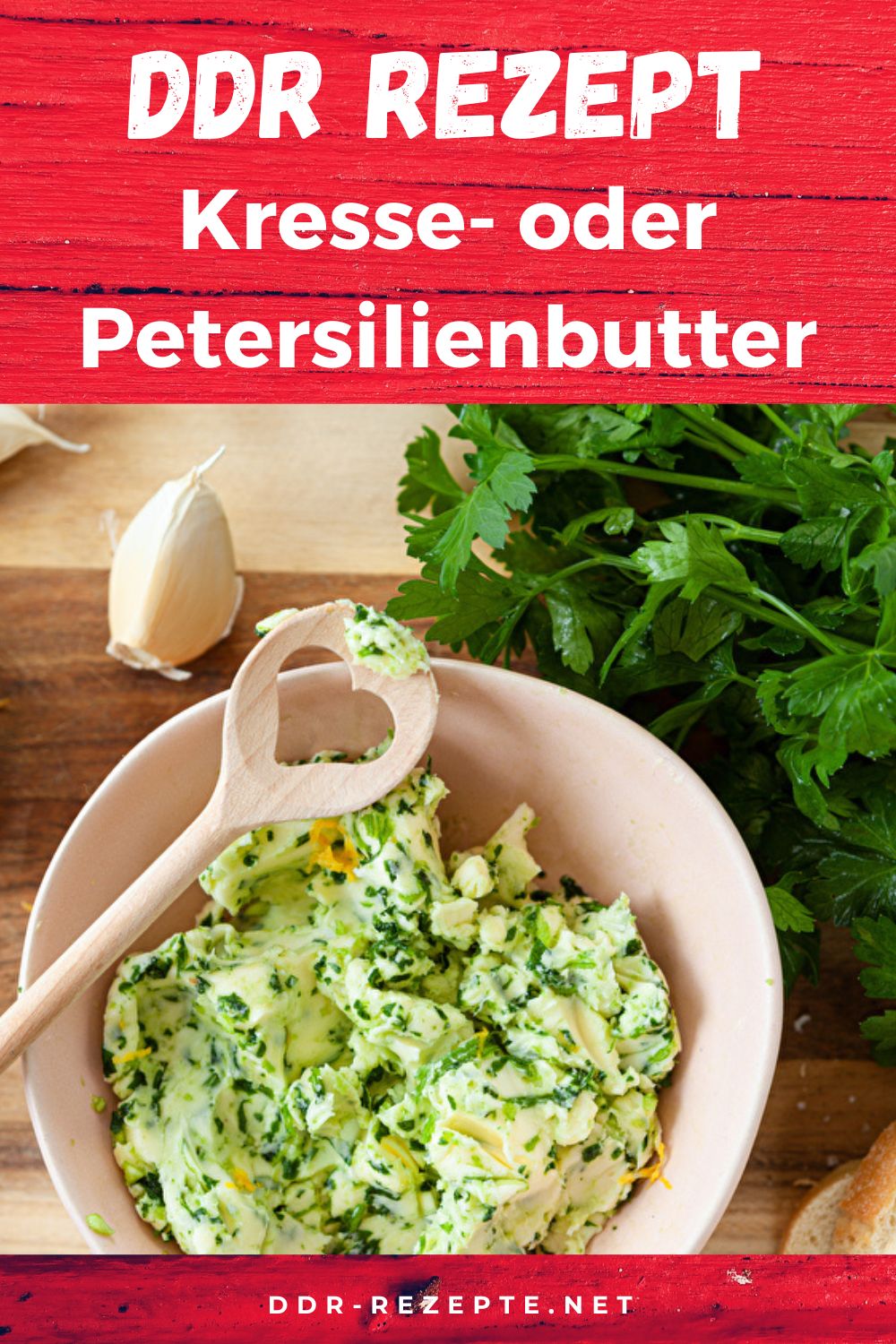 Kresse- oder Petersilienbutter » DDR-Rezept » einfach &amp; genial!