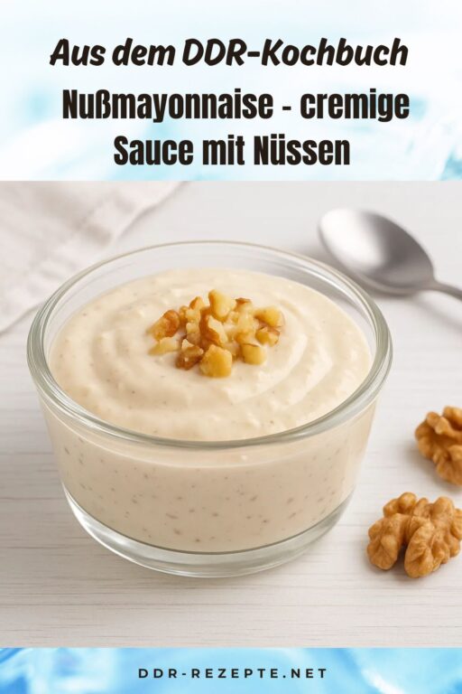 Nußmayonnaise – cremige Sauce mit Nüssen