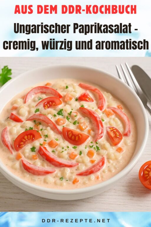 Ungarischer Paprikasalat – cremig, würzig und aromatisch