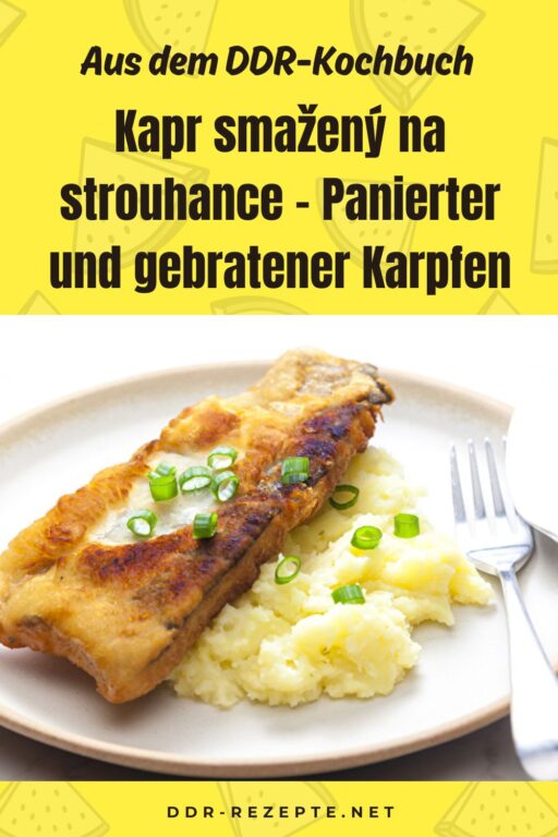 Kapr smažený na strouhance – Panierter und gebratener Karpfen