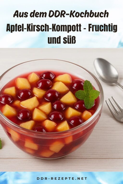 Apfel-Kirsch-Kompott – Fruchtig und süß