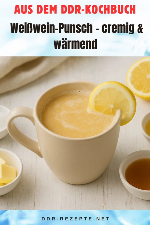 Weißwein-Punsch – cremig & wärmend