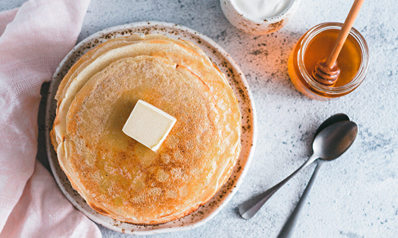 Russische Eierkuchen (Blini)