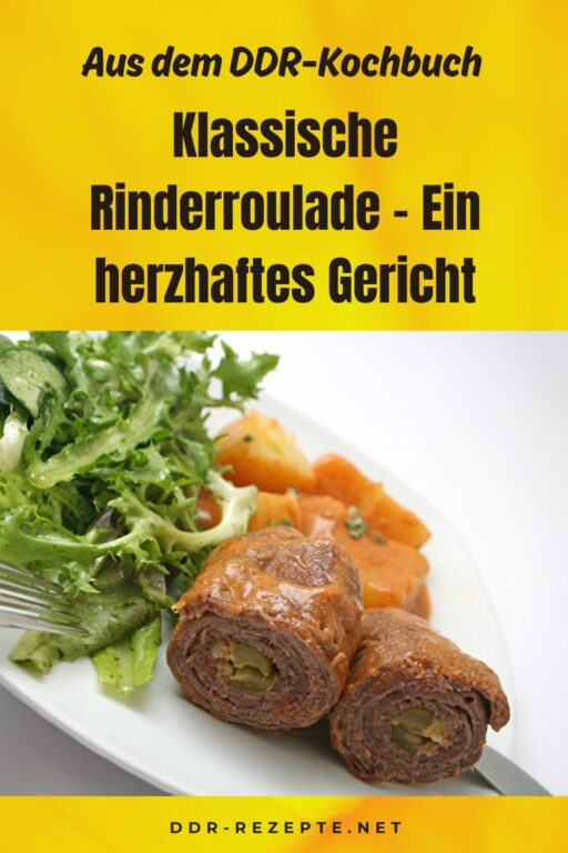 Klassische Rinderroulade – Ein herzhaftes Gericht