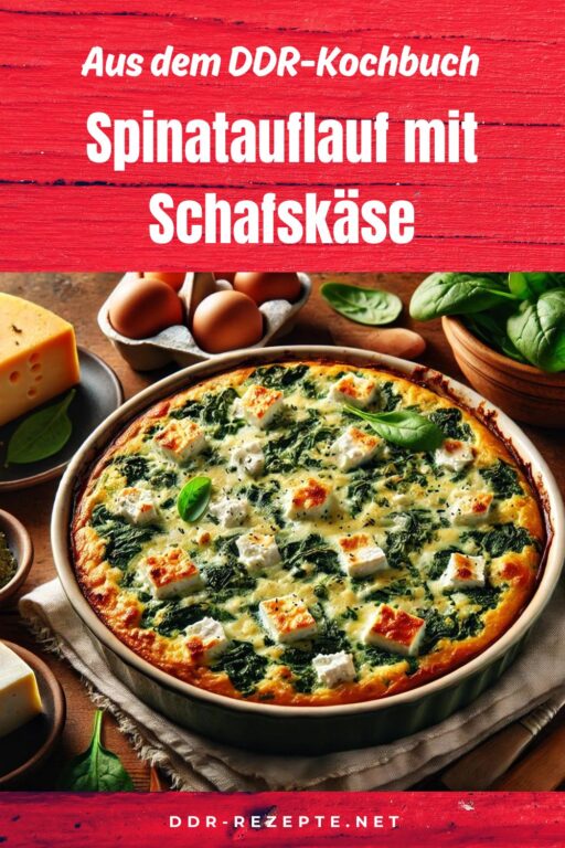 Spinatauflauf mit Schafskäse