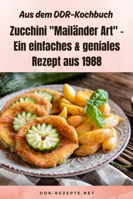 Zucchini "Mailänder Art" – Ein einfaches & geniales Rezept aus 1988