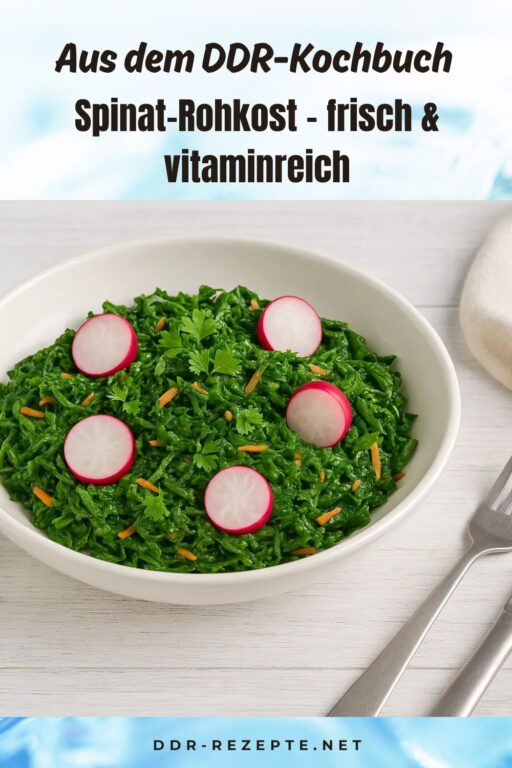 Spinat-Rohkost – frisch & vitaminreich