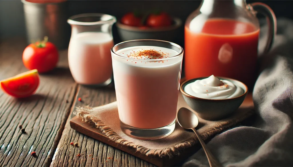 Cocktail aus Joghurt und Tomatensaft – Ein erfrischender DDR-Drink