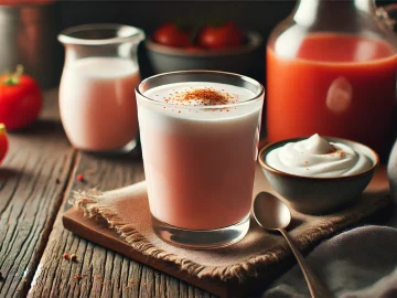 Cocktail aus Joghurt und Tomatensaft – Ein erfrischender DDR-Drink