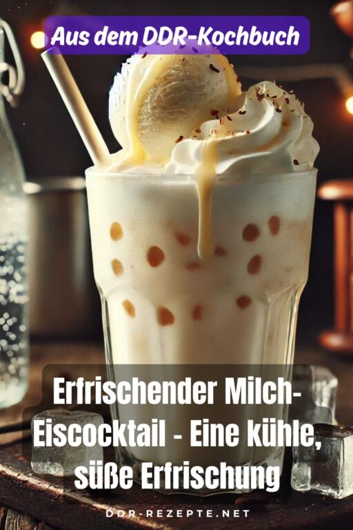 Erfrischender Milch-Eiscocktail – Eine kühle, süße Erfrischung