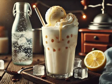 Erfrischender Milch-Eiscocktail – Eine kühle, süße Erfrischung