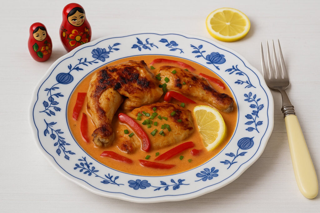 Broiler auf ungarische Art