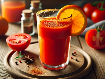 Tomaten-Apfelsinen-Cocktail