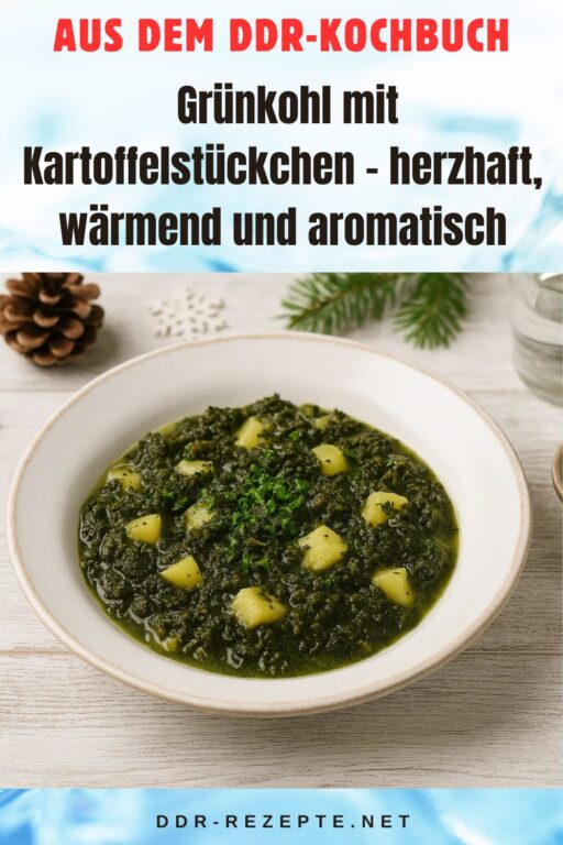 Grünkohl mit Kartoffelstückchen – herzhaft, wärmend und aromatisch