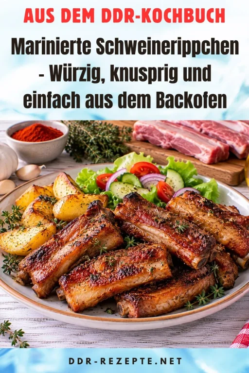 Marinierte Schweinerippchen – Würzig, knusprig und einfach aus dem Backofen
