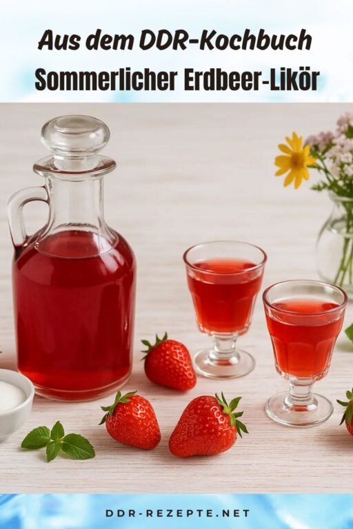 Sommerlicher Erdbeer-Likör