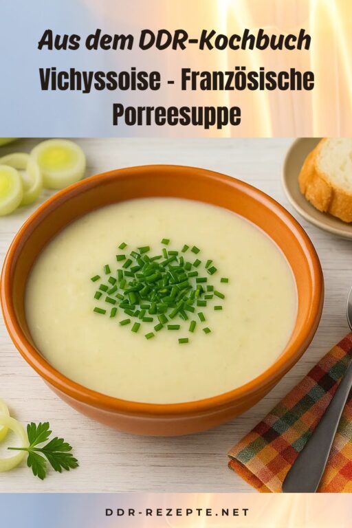 Vichyssoise - Französische Porreesuppe
