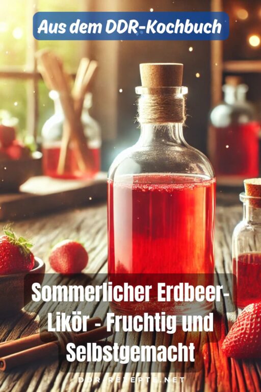 Sommerlicher Erdbeer-Likör – Fruchtig und Selbstgemacht