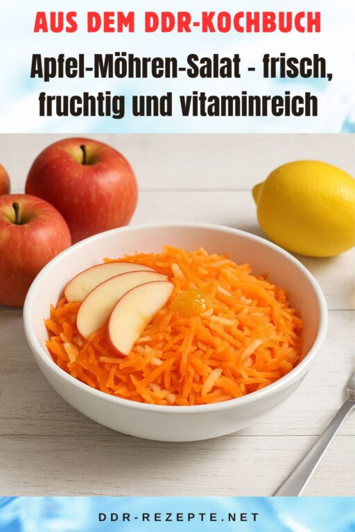 Apfel-Möhren-Salat – frisch, fruchtig und vitaminreich