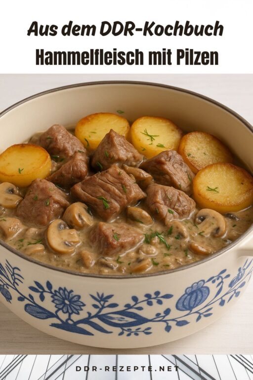 Hammelfleisch mit Pilzen