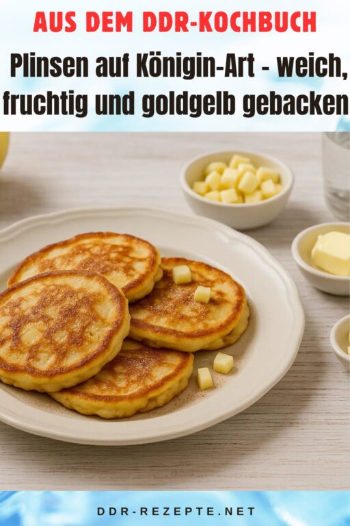 Plinsen auf Königin-Art – weich, fruchtig und goldgelb gebacken