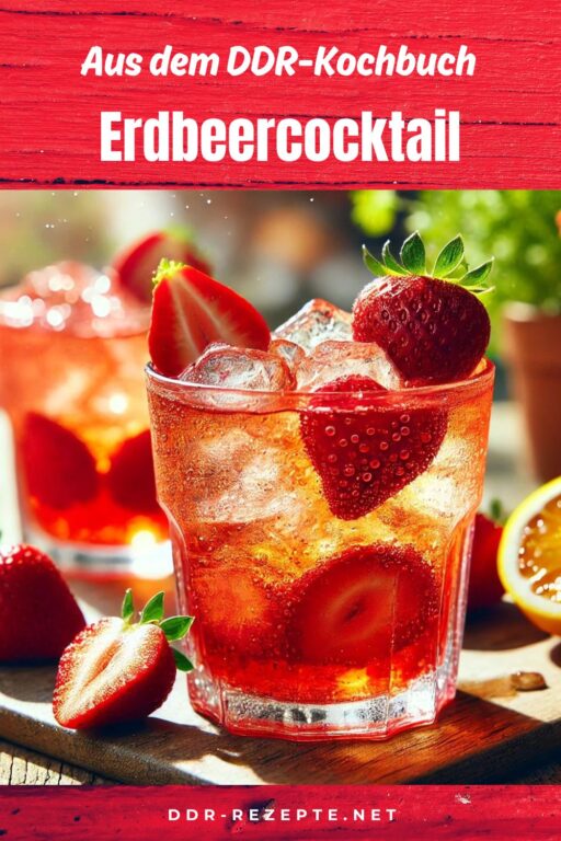 Erdbeercocktail