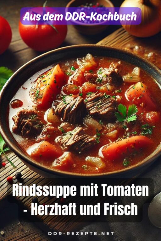 Rindssuppe mit Tomaten – Herzhaft und Frisch