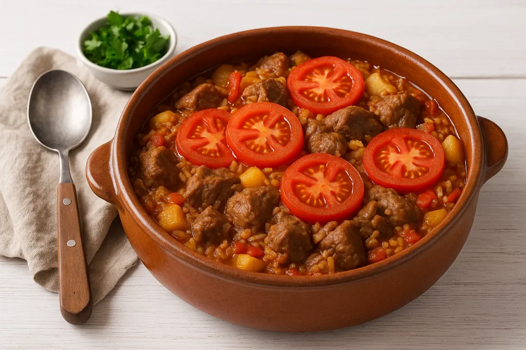 Djuveč mit Lammfleisch