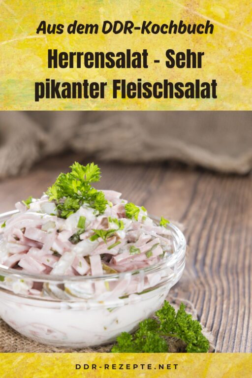 Herrensalat – Sehr pikanter Fleischsalat