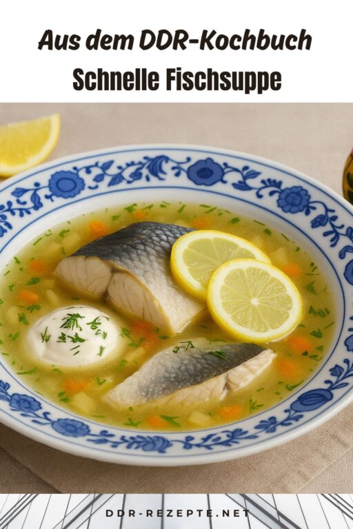 Schnelle Fischsuppe