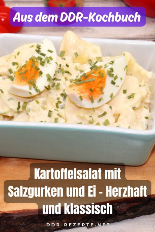 Kartoffelsalat mit Salzgurken und Ei – Herzhaft und klassisch