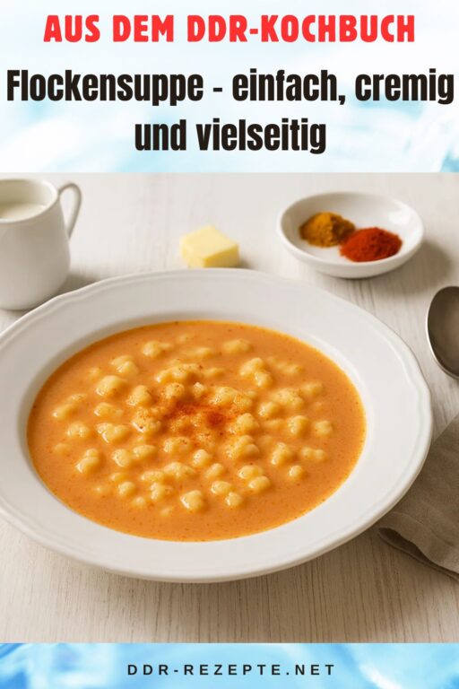 Flockensuppe – einfach, cremig und vielseitig