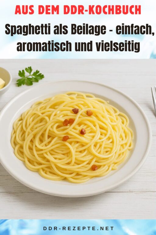 Spaghetti als Beilage – einfach, aromatisch und vielseitig