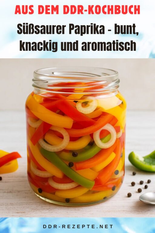 Süßsaurer Paprika – bunt, knackig und aromatisch