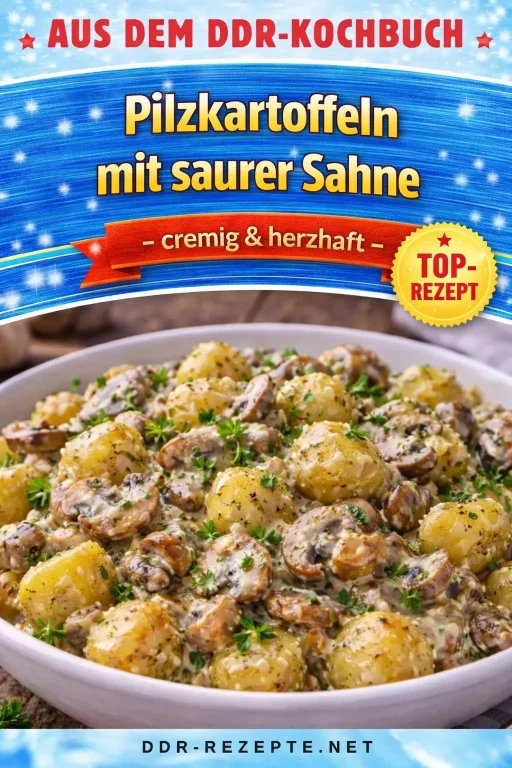 Pilzkartoffeln mit saurer Sahne – cremig & herzhaft