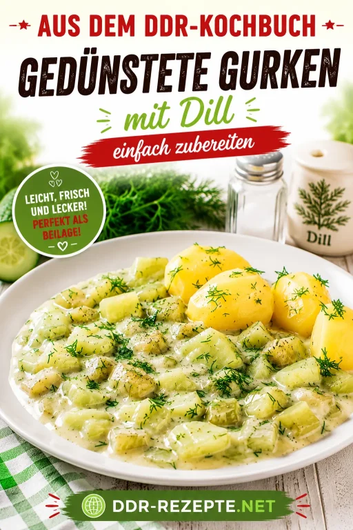 Gedünstete Gurken mit Dill einfach zubereiten