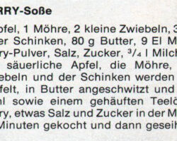 Curry-Soße