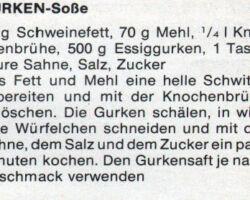 Gurken-Soße