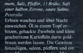 Indische Erbsensuppe