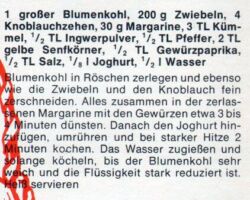 Indisches Blumenkohlpürree