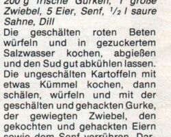 Kalter Borschtsch