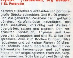 Karpfen auf orientalische Art
