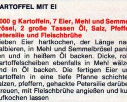 Kartoffel mit Ei