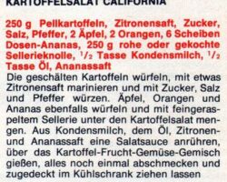 Kartoffelsalat California
