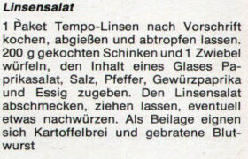 Linsensalat